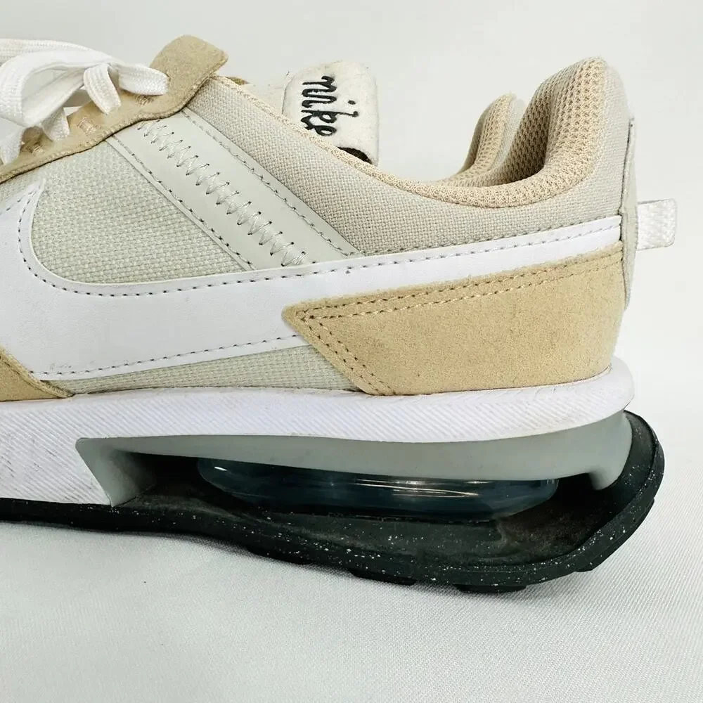 Nike Air Max Pre-Day Sneakers Light Bone Sand White Size 8